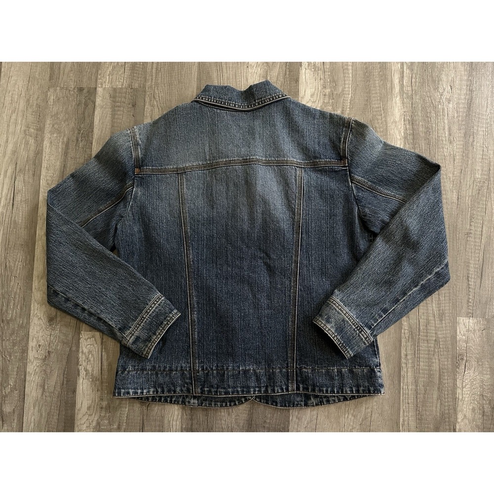 Chico's Design Y2K Denim Jacket Women's Size 0 Medium Wash - Picture 12 of 16